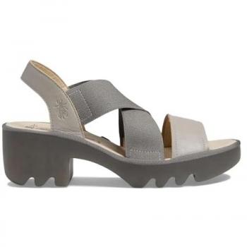 Fly London TAJI502FLY Women's Sandals in Silver and Tan
