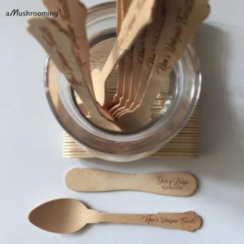 Holzlöffel für Süßigkeiten und Eiscreme