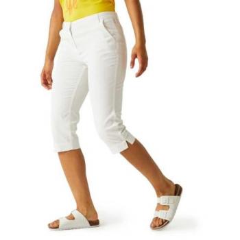 Regatta Women's White Bayletta Capri Trousers 18L