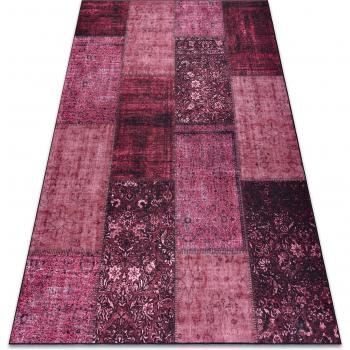 Lavable Patchwork Griego Rosado 160x220 cm