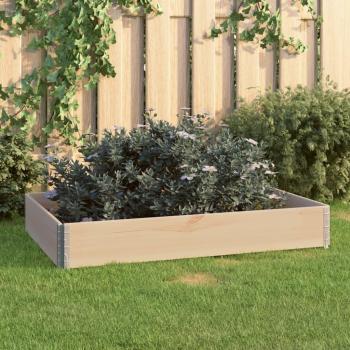 Fioriera Rialzata 80x120 cm in Legno Massello di Pino Vidaxl 1278