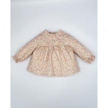 Blusa de algodón para bebé niña con estampado de flores Fina Ejerique