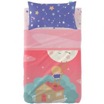 Bäddset HappyFriday Happynois Moon Dream Multicolor 2 Delar för Spjälsäng