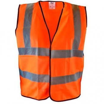 Orange Sichtschutz‑Mantel, L