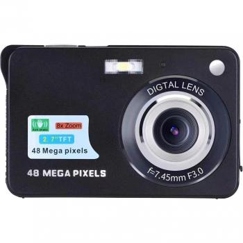2,7 Zoll TFT LCD Kamera 48MP 1080P mit 8-fachem Zoom und Stabilisierung