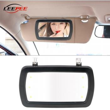 LEEPEE Universal Car Vanity Mirror with LEDs