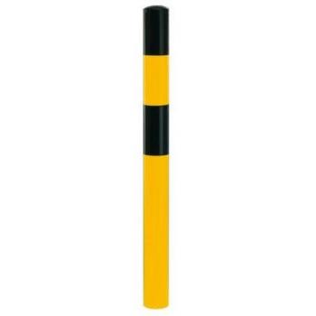 Poteau de protection S90, à insérer, noir-jaune