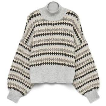 Maglione Vero Moda Collo Alto a Righe