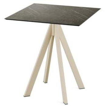 Table Bistrot Veba Infinity Sable 70x70 cm