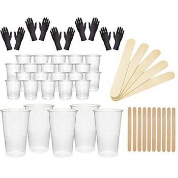 Epoxidharz Misch-Set, Zubehör mit Becher, Rührer und Handschuhen