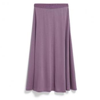 Armedangels Ileniaa Laraa Damen-Midi-Rock mit elastischem Bund, lila (L)