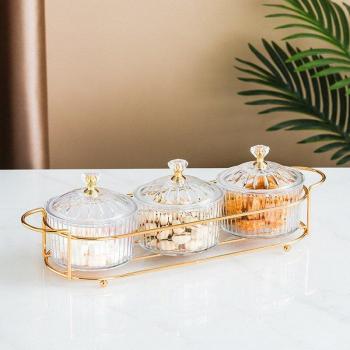 Nordic Glass Serving Platter with Lid