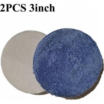 2pcs Microfiber Polishing Pads
