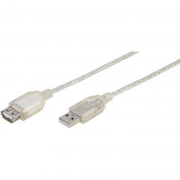 Cavo USB 2.0 1,8 m con Connettori A Trasparenti