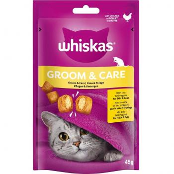 Whiskas Snacks Pflegen & Umsorgen mit Huhn 8 x 45 g