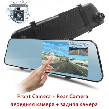 Cámara de coche 1080P con pantalla táctil y diseño delgado