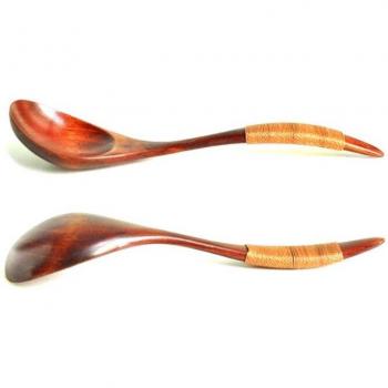 Vajilla Creativa: Cucharón de Bambú Único