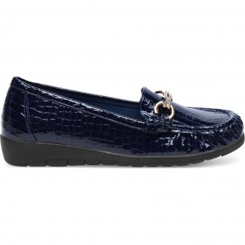 Dunkelblaue Mokassins von Clara Barson WYL0310-XX