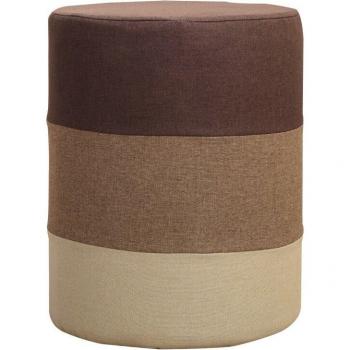 Otomana PUF marrón claro Rebecca 45x35x35
