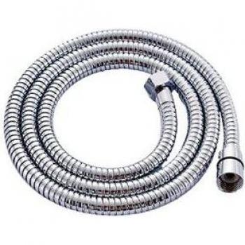 Manguera de ducha flexible 150cm con acabado dorado