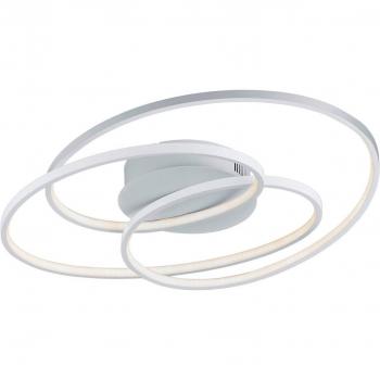 LED-Deckenlampe Gale, 60 cm, matt weiß mit Dimmerfunktion