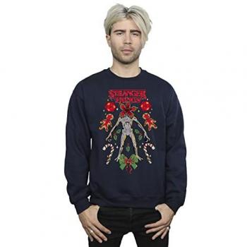 Felpa Stranger Things Natale Demogorgon Uomo