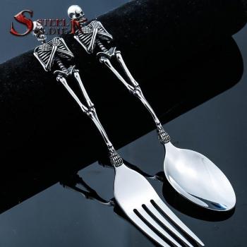 Artisan Stainless Steel Soldier Fork and Spoon