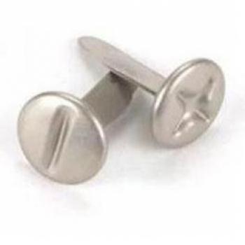 300pcs 8mm Mixed Silver Cross Head Brads for DIY Projects