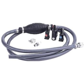 Moeller Universal Fuel Line Kit (Black) – 3/8” x 72”, Low Permeation Certified