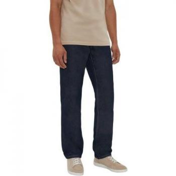 Men's Navy Rinse Straight Jeans