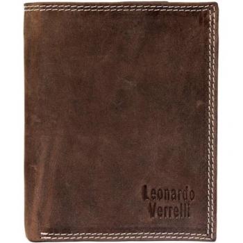Cartera clásica en piel natural Leonardo Verrelli®