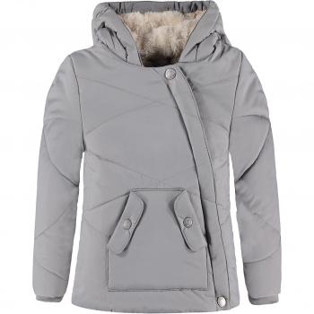 Kinder‑Bauchwarzen-Anorak mit Kapuze – Langarm-Variante