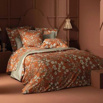 Garnier Thiebaut Satin Couette Coton 120F – Orange 240x220 cm