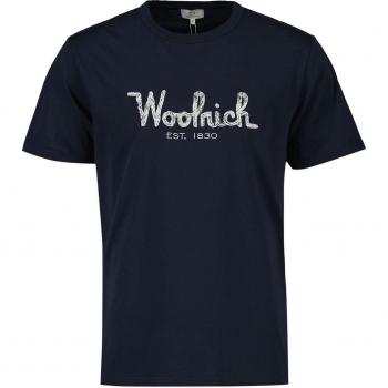 Men's Blue Woolrich Tee with Logo (S)