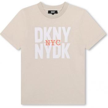T‑shirt 14A Gris DKNY « GARCON » imprimé