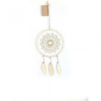 Kit de suspension attrape-rêves en bois Mandala à monter