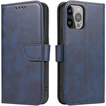 IPhone 15 Blue Magnetic Flip Wallet