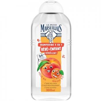 Shampooing Démêlant 2 en 1 Bio Pêche & Abricot pour Bébé et Enfant