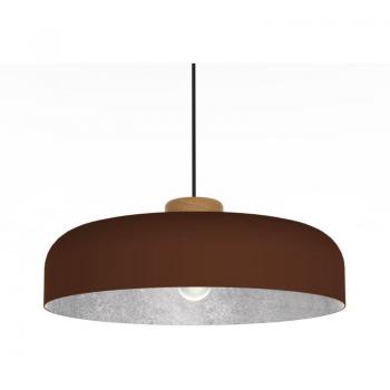 Lumicom Sospensione 1XE27 42W in Metallo Corten Silver D50