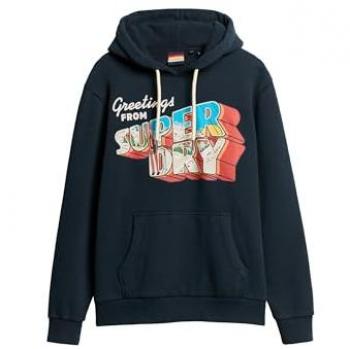 Sudadera con Capucha Superdry Travel Postcard Graphic