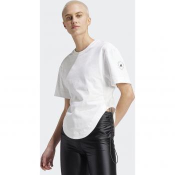 Adidas Stella McCartney Womens T Shirt White Medium Cropped Front