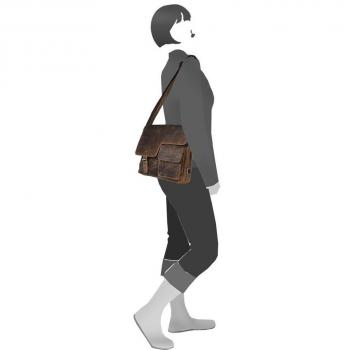 Greenburry Umhängetasche Vintage Revival Messenger 1913, Messenger Bag
