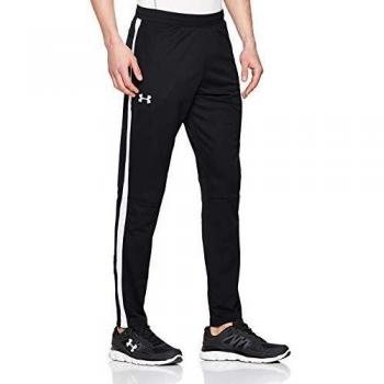 Under Armour Sportstyle Pique Track Pants, Pantaloni Uomo, Black White, S