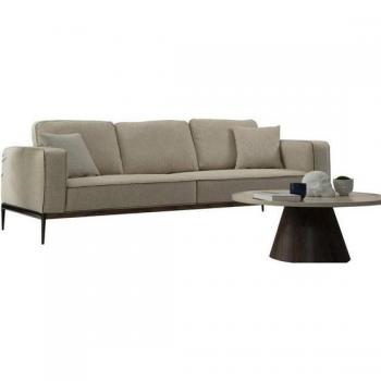 Stilvolles Dreisitzer Sofa in Beige
