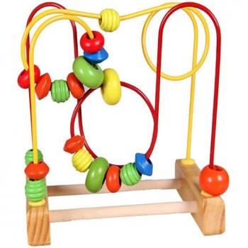 Toddler Wooden Bead Activity Center