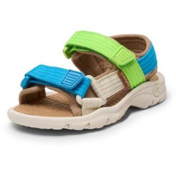 Bisgaard Klett-Sandalen NICO Blau-Grün Größe 33
