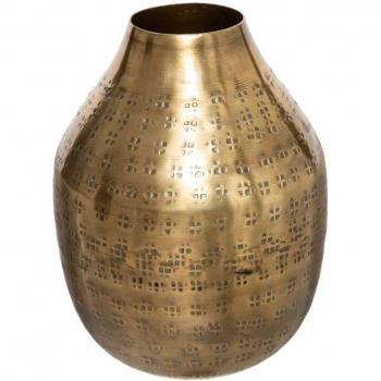 Goldene Innendekoration Vase H15cm