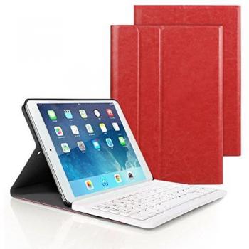 Tapa de cuero PU con teclado bluetooth para iPad 9.7 2018