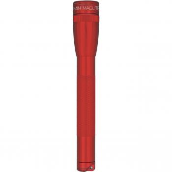 Maglite Mini LED-Taschenlampe, 2C AA, rot, mit Holster