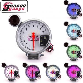 Pointeur de vitesse GRAGON 5  127 mm, rétroéclairage coloré